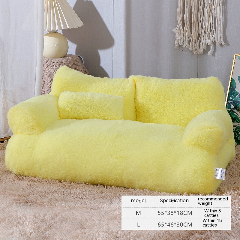 Luxury Plush Cat Bed — Deep Sleep Nest