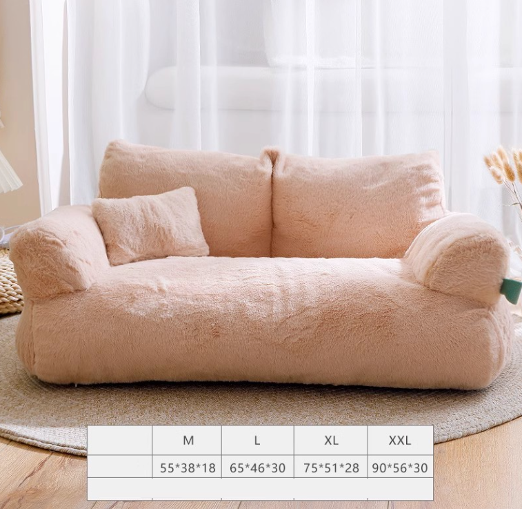 Luxury Plush Cat Bed — Deep Sleep Nest