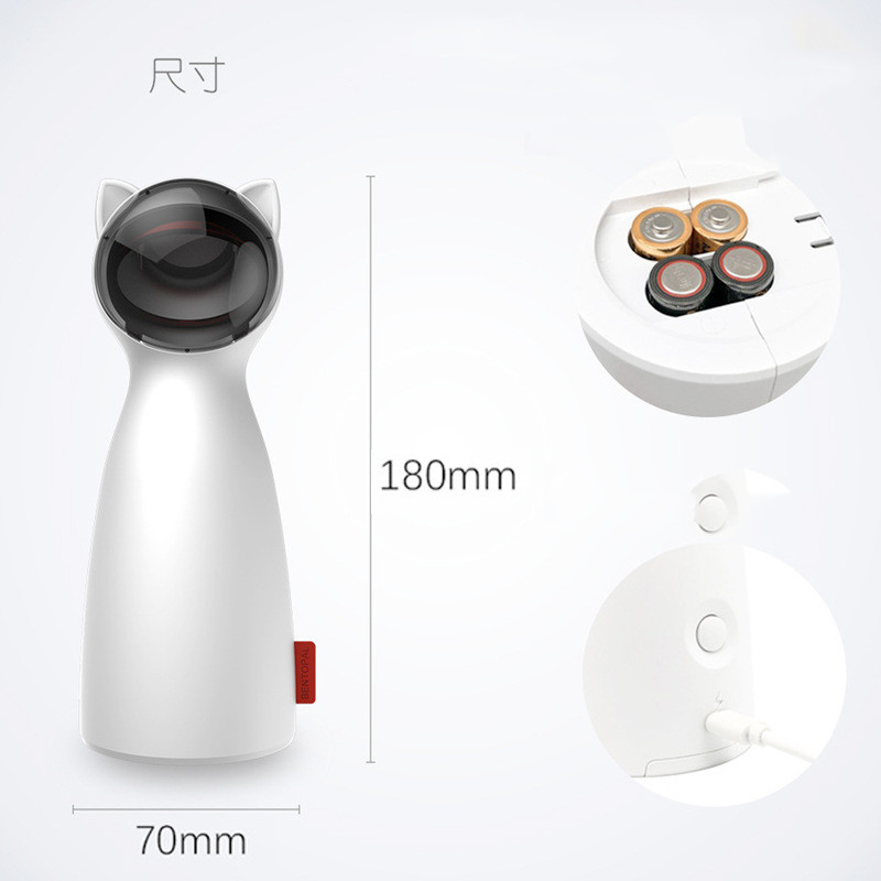 Interactive Laser Cat Toy — Auto Play Mode