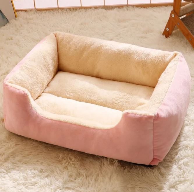 Warm and Cozy Cat Bed — Soft Donut