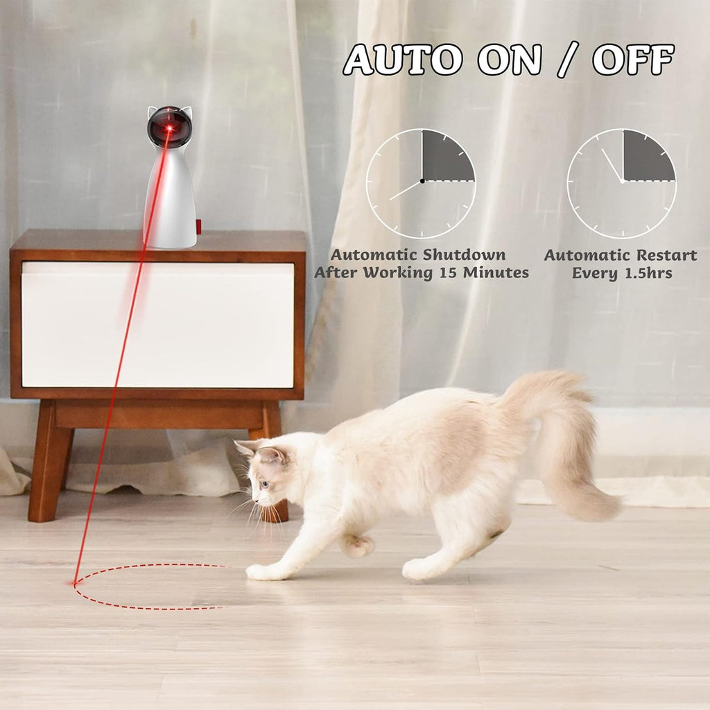 Interactive Laser Cat Toy — Auto Play Mode