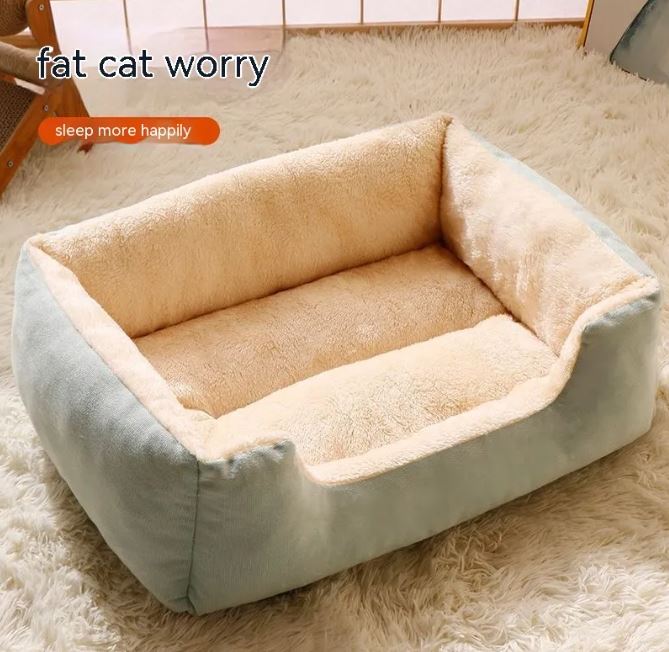Warm and Cozy Cat Bed — Soft Donut