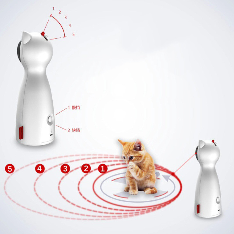 Interactive Laser Cat Toy — Auto Play Mode