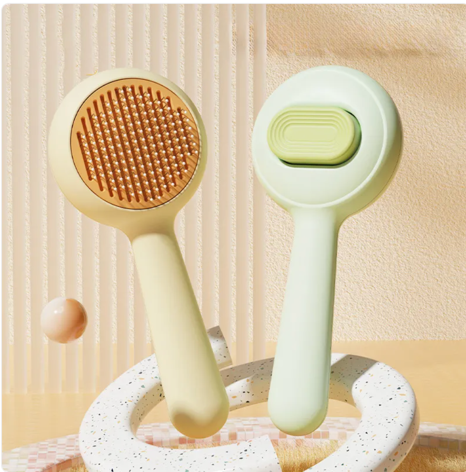 Gentle Cat Grooming Brush — Steel Comb