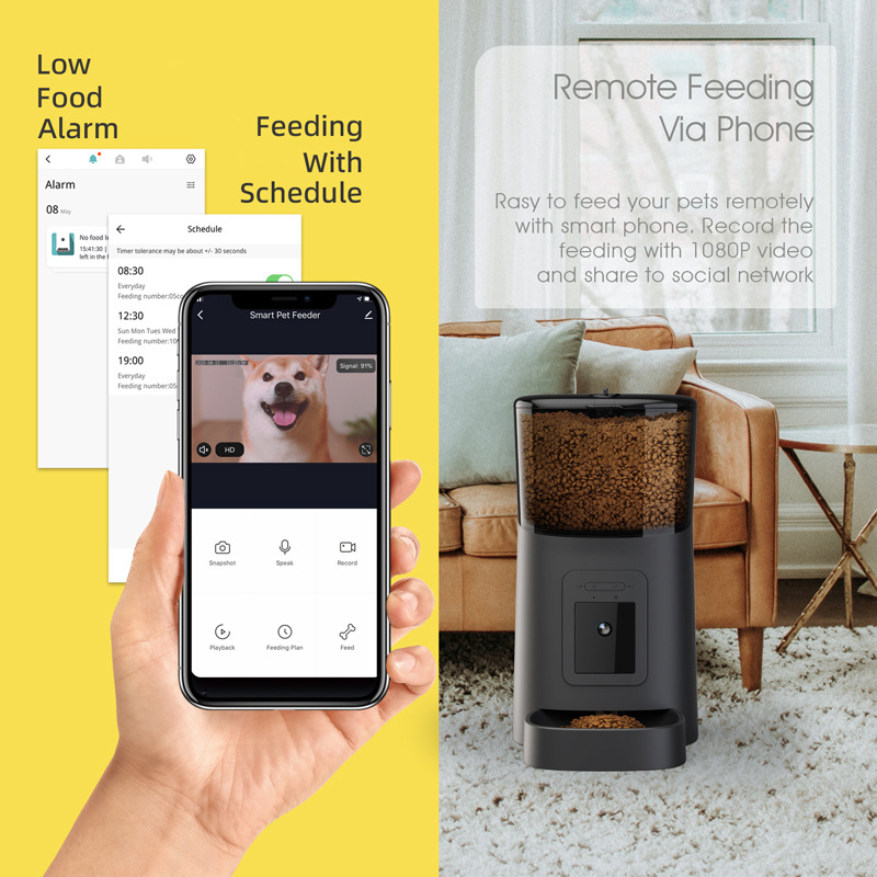 Smart Cat Feeder with Camera